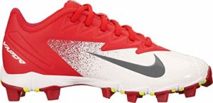 red nike baseball cleats youth