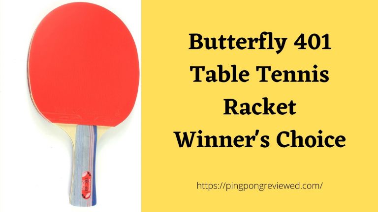 Butterfly 401 Table Tennis Racket