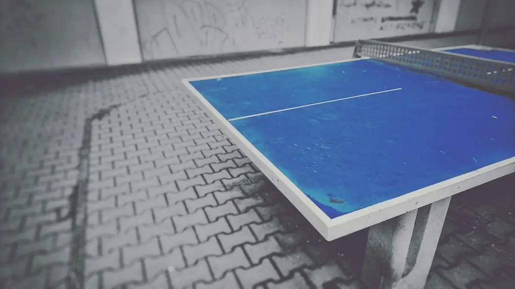 Repainting Ping Pong Table