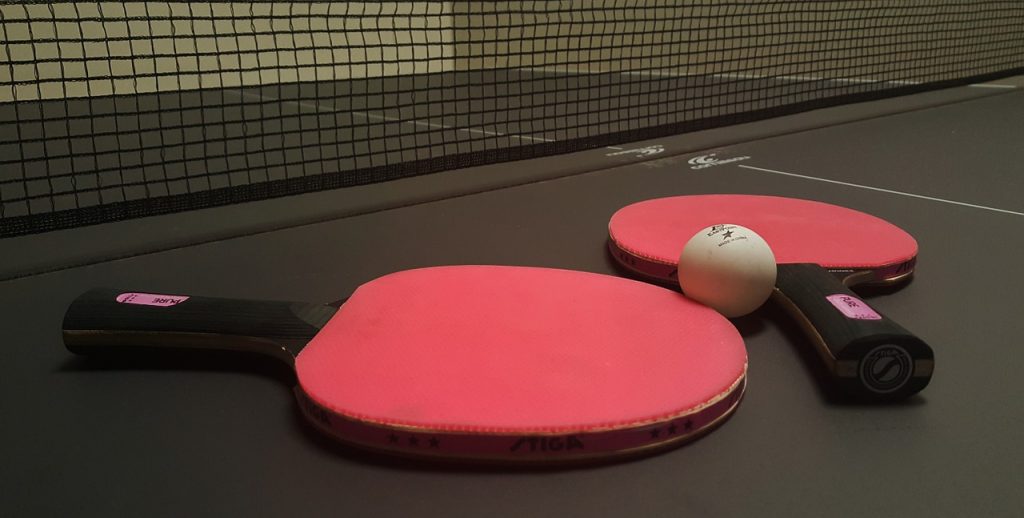 ping pong called table tennis in the Olympics