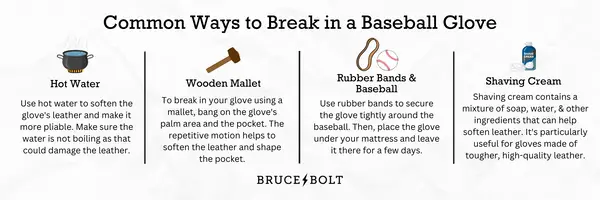 How to Break a Baseball Glove in With Shaving Cream