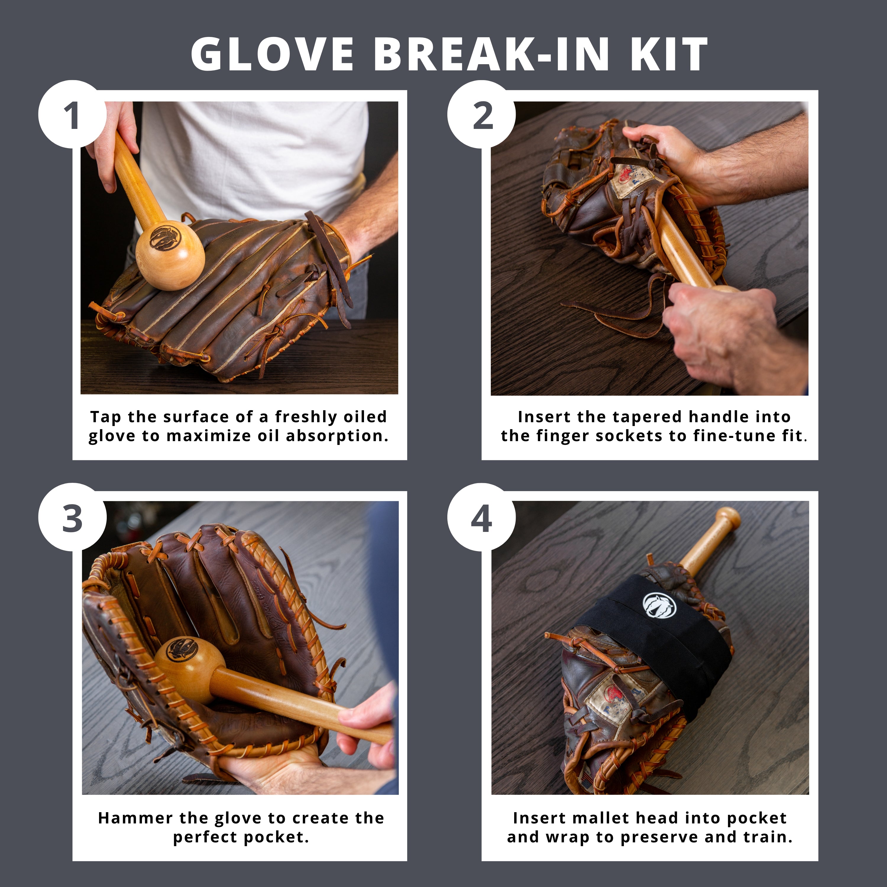 How to Break in a Baseball Glove Without a Mallet