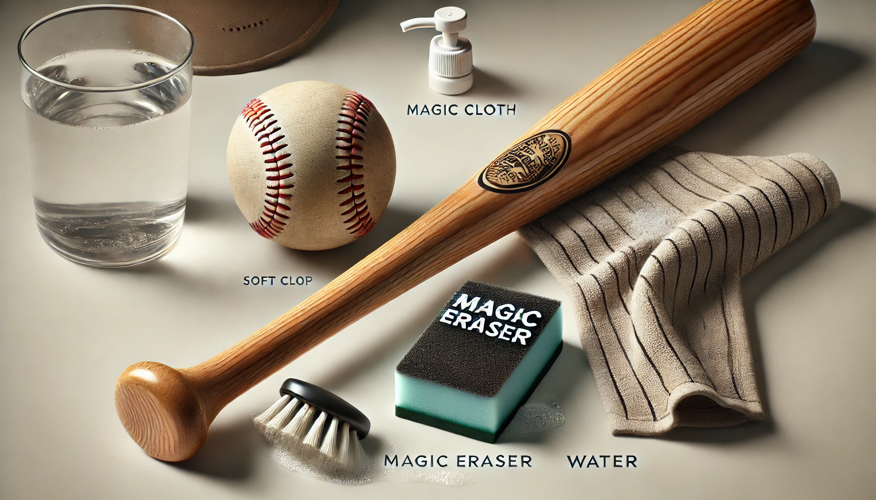 How to Clean Ball Marks off a Wood Baseball Bat