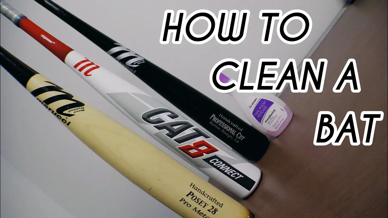 How to Clean off Residue from Grip Offa Baseball Bat