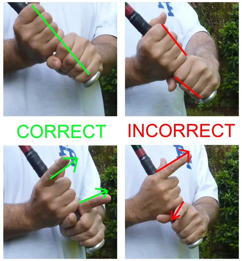 How to Line Up Your Knuckles on a Baseball Bat