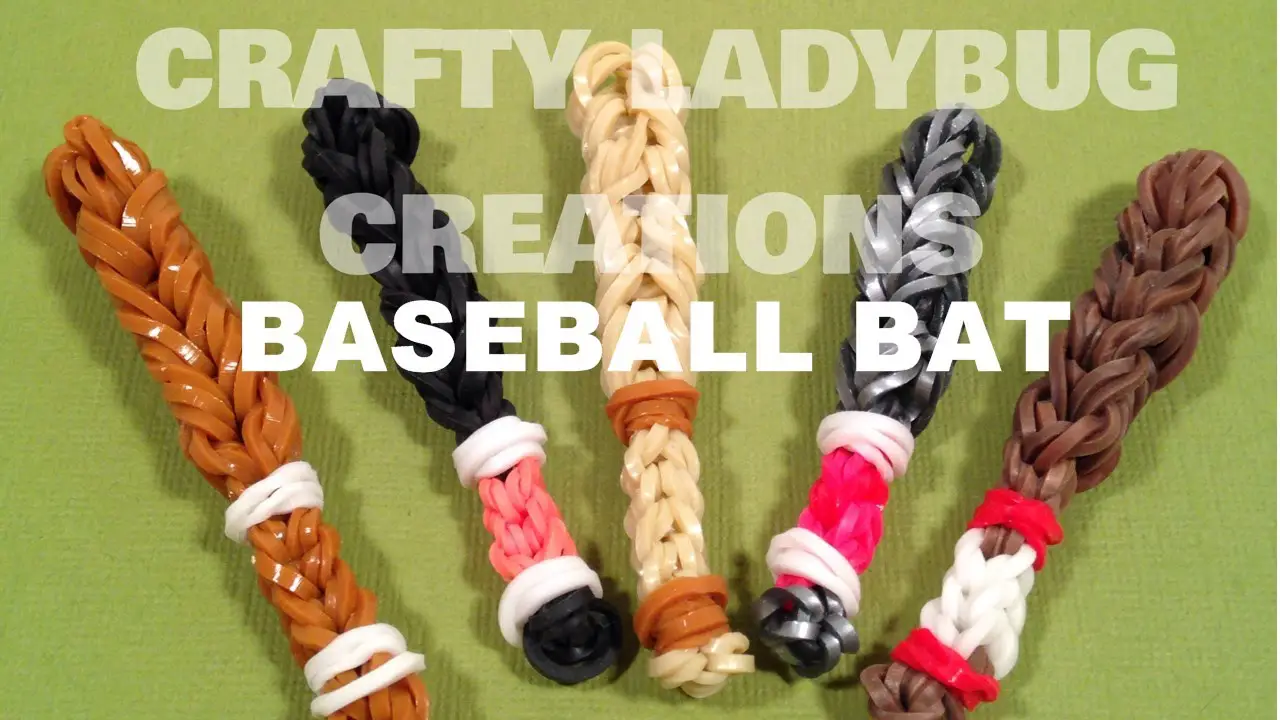 How to Make a Rainbow Loom Baseball Charm Without Loom