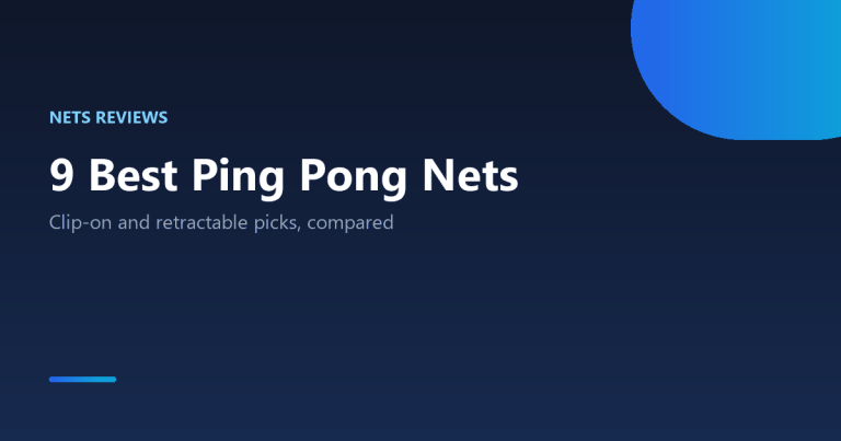 9 best ping pong nets 2026