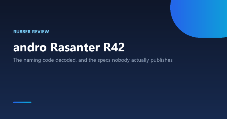 andro Rasanter R42 rubber review