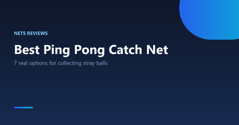 Best ping pong catch net compared