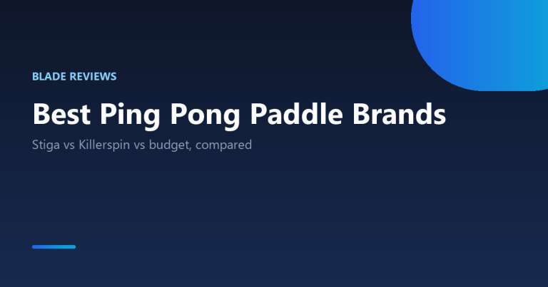 Best ping pong paddle brands compared