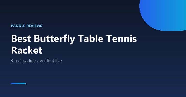Best Butterfly table tennis racket