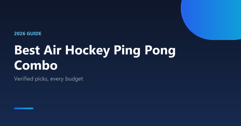 Best air hockey ping pong table combo 2026