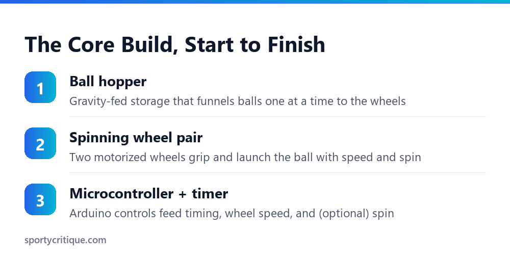 DIY ping pong robot build steps