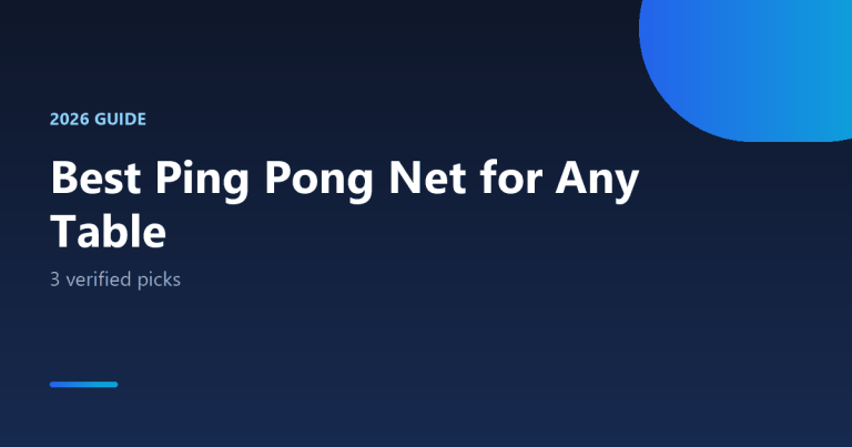 Best ping pong net for any table 2026