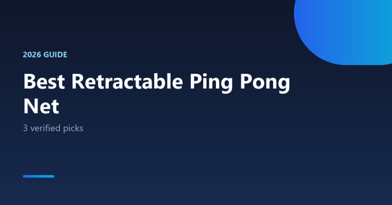 Best retractable ping pong net 2026