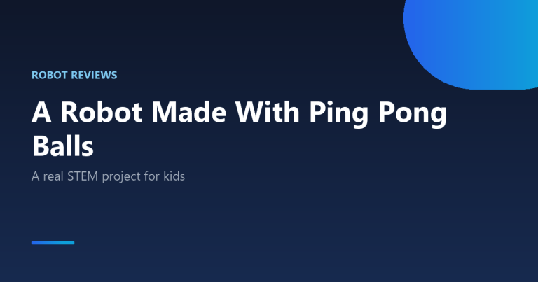 How to make a robot with ping pong balls