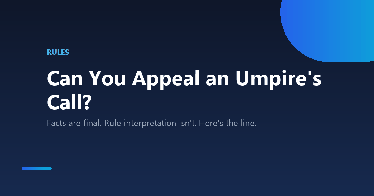 Can you appeal an umpire's call in table tennis