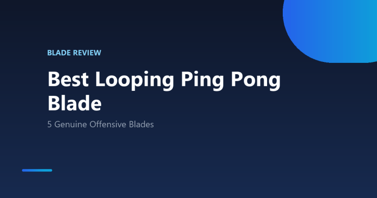 Best Looping Ping Pong Blade