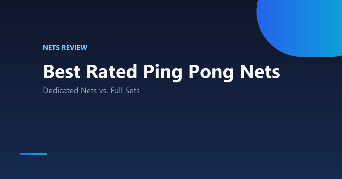 Best Rated Ping Pong Nets