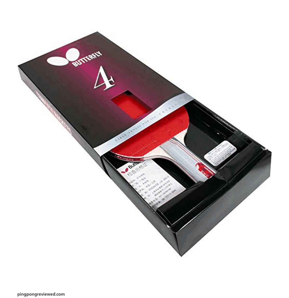 Butterfly 401 table tennis racket set with case