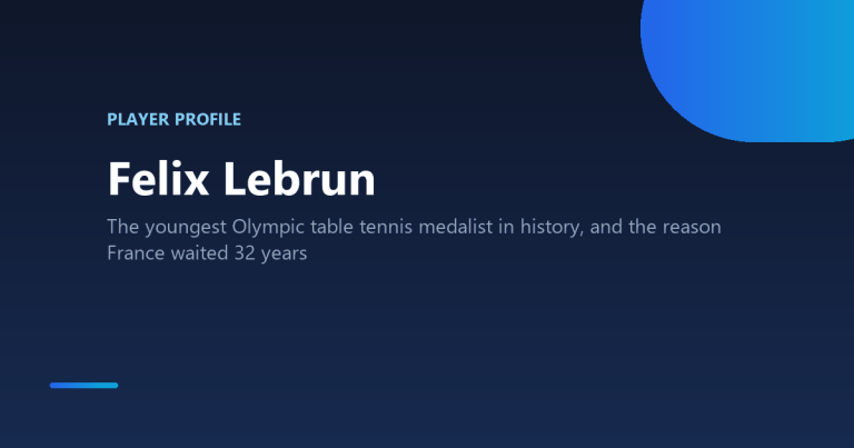 Felix Lebrun table tennis player profile