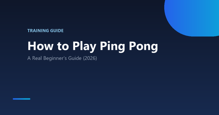 How to Play Ping Pong