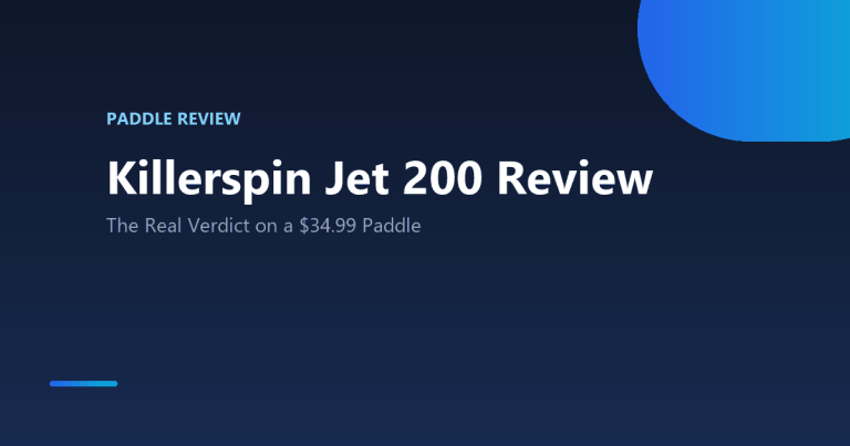 Killerspin Jet 200 Review