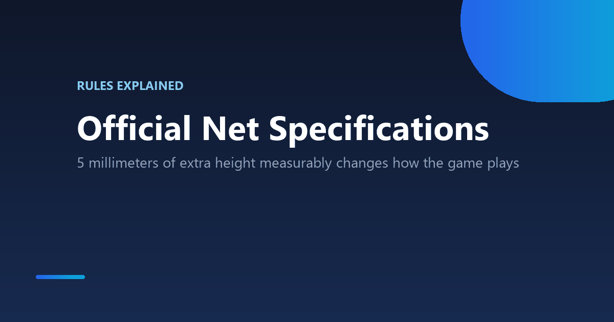 Official Table Tennis Net Specifications, Explained (ITTF 2.02) 1 The official ITTF table tennis net specifications