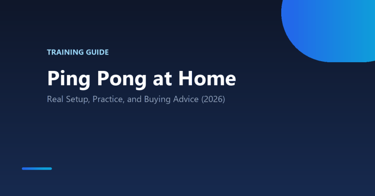 Ping Pong at Home