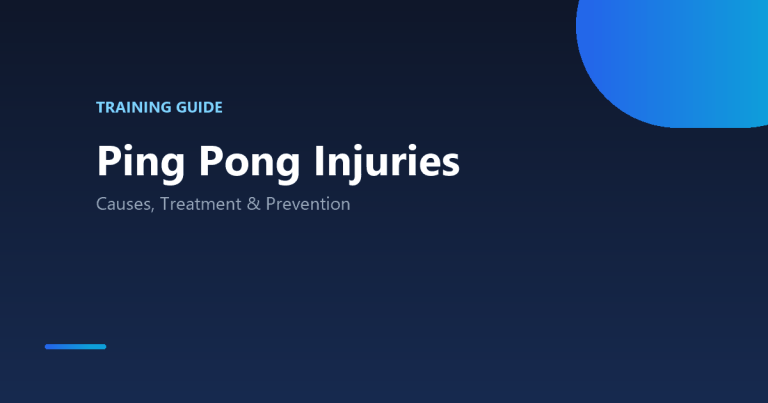 Ping Pong Injuries