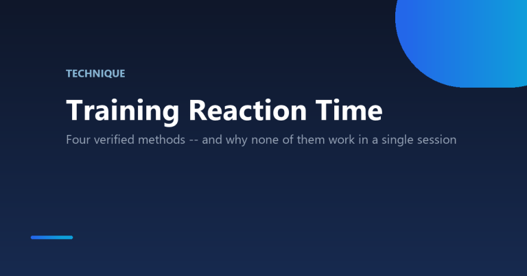 How to train reaction time in table tennis