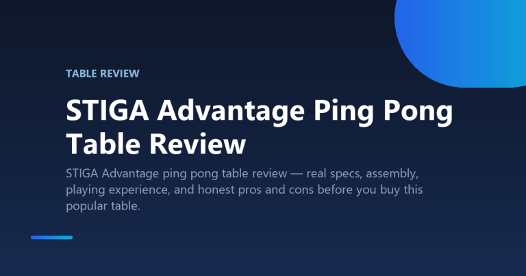 STIGA Advantage Ping Pong Table Review
