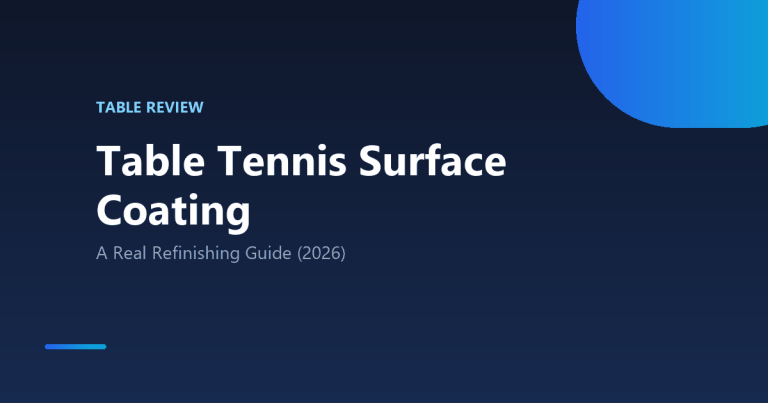 Table Tennis Surface Coating