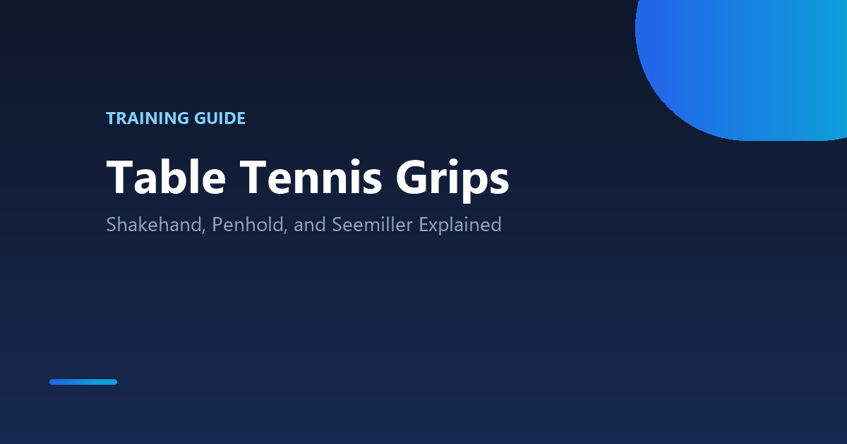 Table Tennis Grips