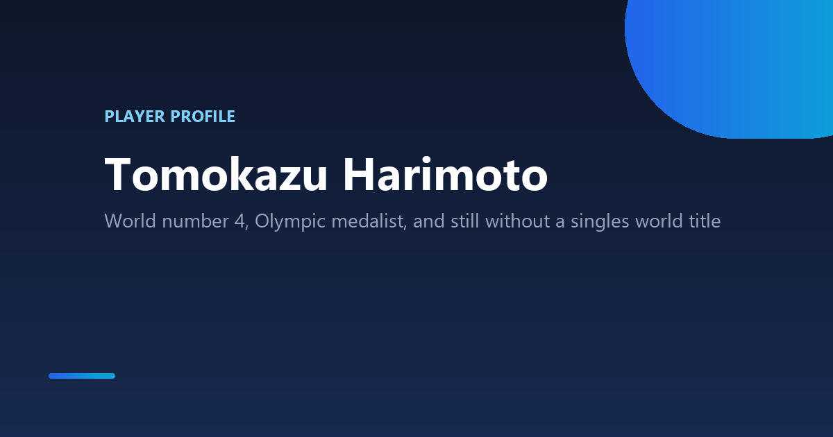 Tomokazu Harimoto table tennis player profile