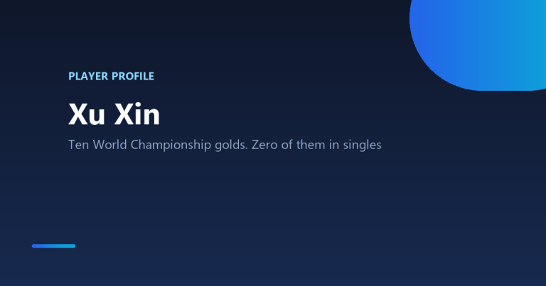 Xu Xin table tennis player profile