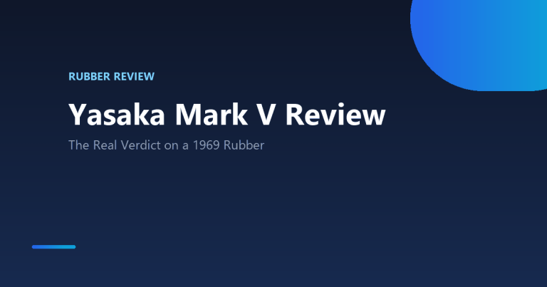 Yasaka Mark V Review