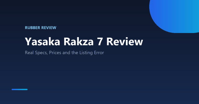 Yasaka Rakza 7 Review
