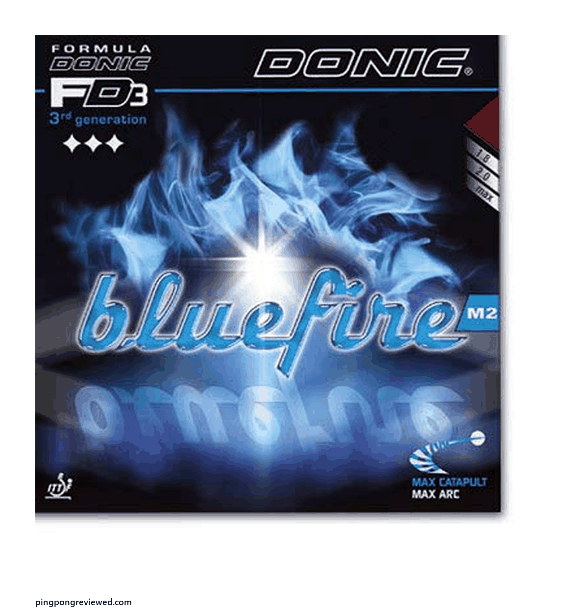 Donic Bluefire M2 Review: Verified Specs, Prices and Ratings 2 Donic Bluefire M2 table tennis rubber