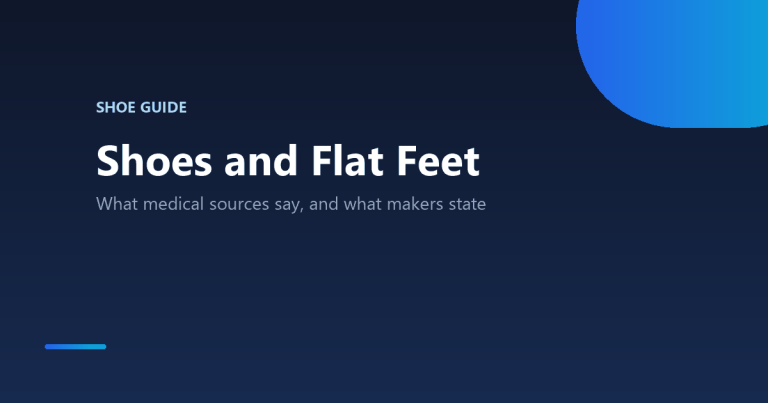 Table tennis shoes for flat feet: what the NHS and other medical sources say, and the shoes you can buy, checked October 8, 2026